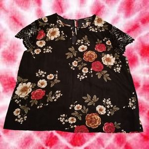 Shein Floral Blouse